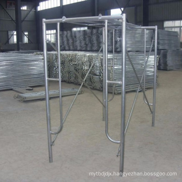 Electric galvanized steel frame system construction scaffolding,scaffolding walk through frame,main frame scaffolding